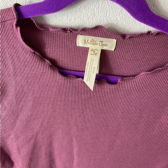 Matilda Jane Girls Darling Details Mini-Pocket Long Sleeve Shirt Top Sz 8 - Picture 4 of 4